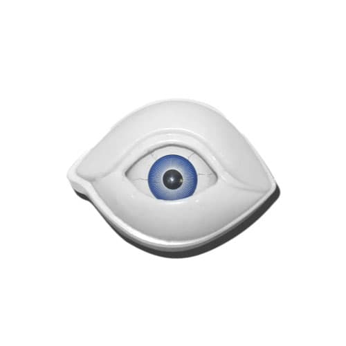 Eye-shaped paper weight
