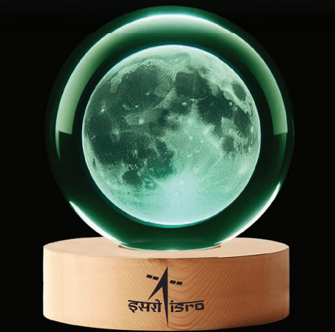 Crystal Globe 60 mm with Engraving and LED base