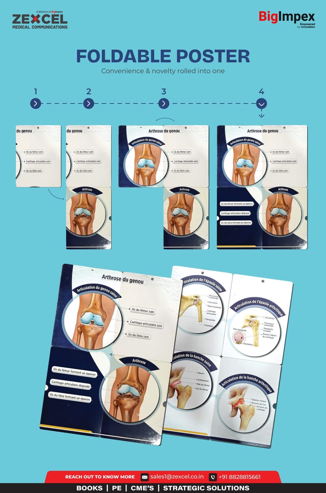 foldable posters for our client